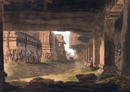 The Hindu Kailasa Temple of Ellora in the state of Maharashtra is the largest rock-cut temple in