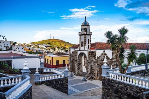 Main church of Santa María de la Concepción, Valverde, capital of the island of El Hierro, Canary