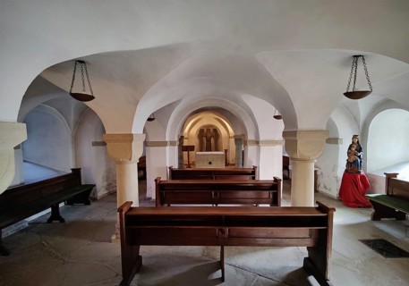 Crypt, Collegiate Church of St Boniface in Freckenhorst, Warendorf, Münsterland, North