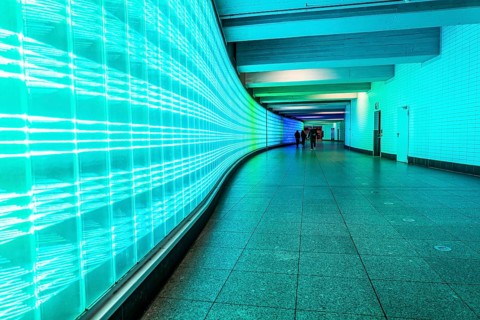 Passage under Essen's main railway station, connects entrances to the city and the main railway