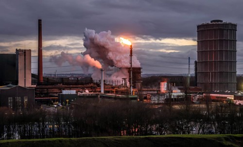 Bottrop, North Rhine-Westphalia, Germany, The Prosper coking plant is one of three operating coking