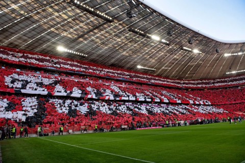 Choreo, choreography, fan action lettering football club, main stand, anniversary 125 years FC