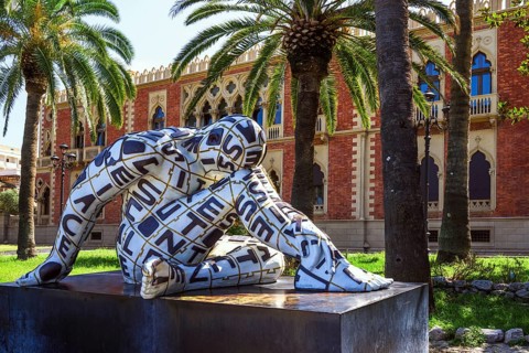 Statua Trans-Lettera di Rabarama, Reggio Calabria, Italy, Europe