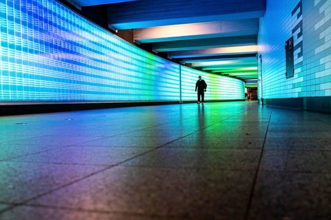 Passage under Essen's main railway station, connects entrances to the city and the main railway
