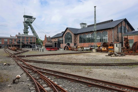 Dortmund, North Rhine-Westphalia, Germany - LWL-Industriemuseum Zeche Zollern. The Zollern Colliery