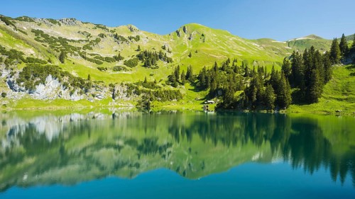 Seealpsee, Allgäu Alps, Allgaeu, Bavaria, Germany, Europe