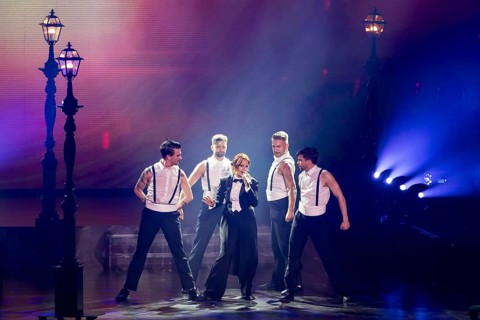 Andrea Berg live at Party, Hits, Emotions - The Tour 2025 at the Berlin Uber Arena on 15 February