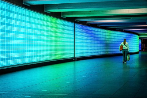 Passage under Essen's main railway station, connects entrances to the city and the main railway