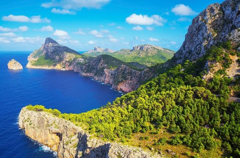 Formentor cape, Mallorca, Balearic Islands, Spain, Europe