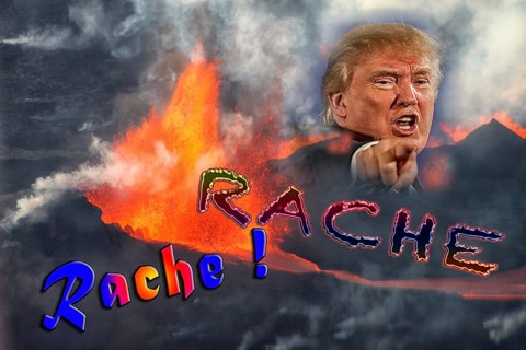 Symbolic image, Trump revenge threats, US democracy in danger, EU and Germany under political