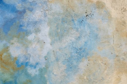 Pastel-coloured house wall, house wall, texture, background, Madeira, Portugal, Europe