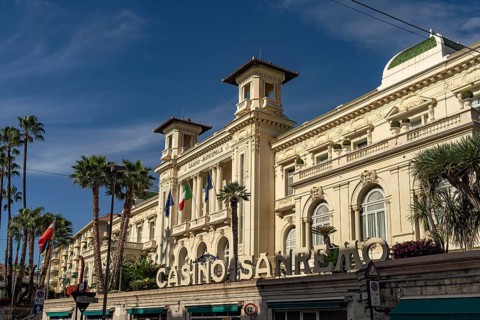 The Casino of San Remo, Riviera di Ponente, Liguria, Italy, Europe