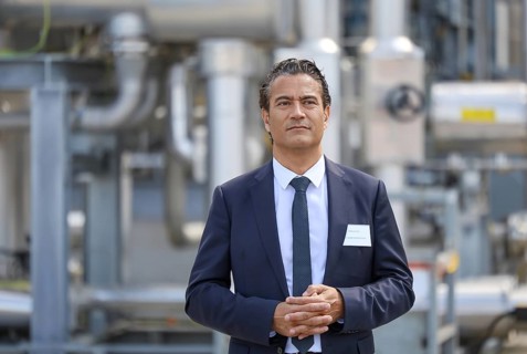 Oberhausen, North Rhine-Westphalia, Germany, Green hydrogen at Air Liquide, hydrogen production at