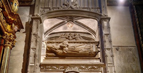 Tomb of the philosopher and theologian Ramon Llull, also known as Raimundus Lullus, Basilica of the