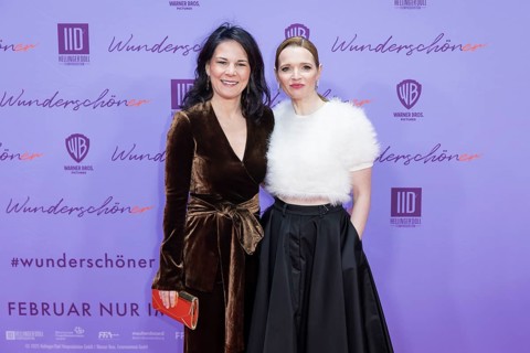 Annalena Bärbock (Bündnis 90/Die Grünen) and Karoline Herfurth (actress and director) at the