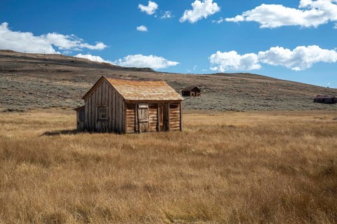 Bodie, California - Bodie State Historic Park. The park preserves the remains of a gold mining town