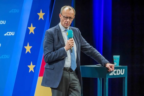 Election event of the CDU party for the Bundestag elections with top candidate Friedrich Merz.