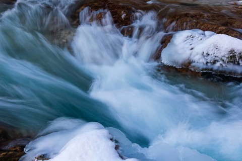 Rissbach creek in the Eng valley, Karwendel mountains, Austria, Europe
