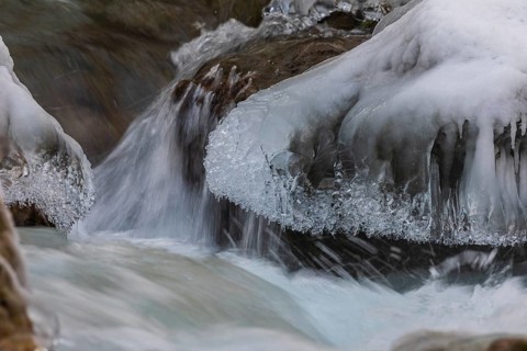 Rissbach creek in the Eng valley, Karwendel mountains, Austria, Europe