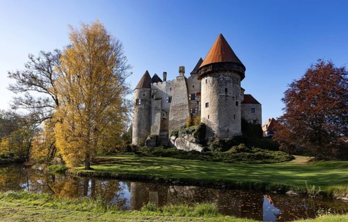 Heidenreichstein Castle, Heidenreichstein, autumn, Waldviertel, Lower Austria, Austria, Europe