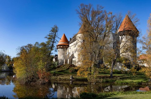 Heidenreichstein Castle, Heidenreichstein, autumn, Waldviertel, Lower Austria, Austria, Europe
