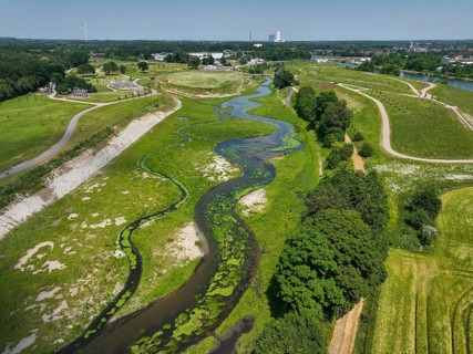 Castrop-Rauxel, Recklinghausen, North Rhine-Westphalia, Germany, EMSCHERLAND adventure park at the