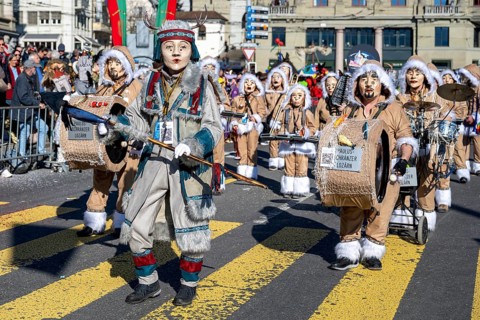 Guggenmusik Tambourmajor Eskimo
