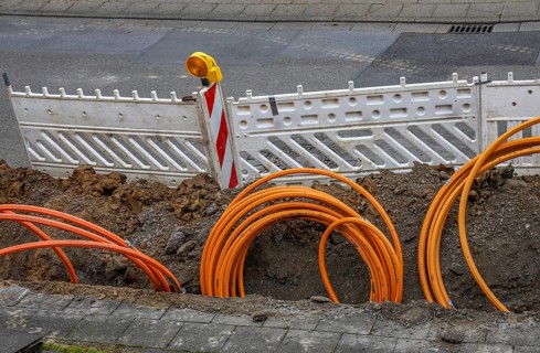 Müheim an der Ruhr, North Rhine-Westphalia, Germany - Internet broadband expansion, Westnetz