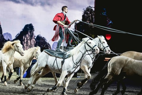 Cavalluna, horse show in the Uber Arena, Berlin, 11.01.2025
