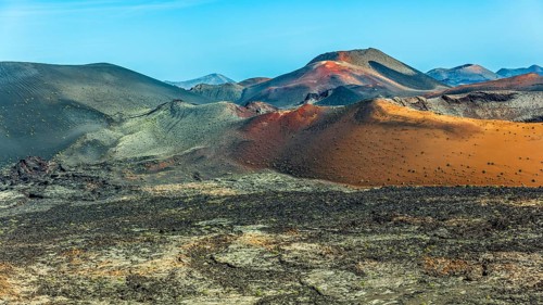 2016, Timanfaya National Park, Lanzarote, Fire Mountains of Timanfaya National Park, Montanas del
