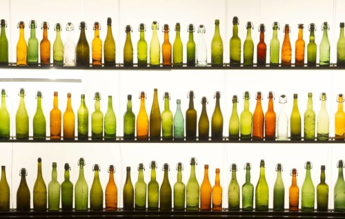 Many beer bottles, Germany, Europe