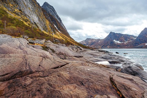 Tungeneset picnic on the island of Senja in Norway