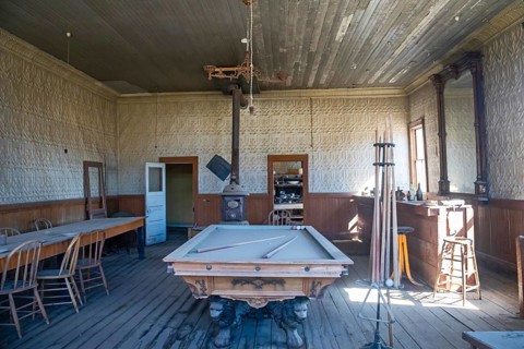 Bodie, California - Bodie State Historic Park. The park preserves the remains of a gold mining town