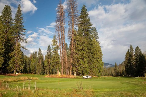 Yosemite National Park, California - The Wawona Golf Course, one of the very few in a U.S. national