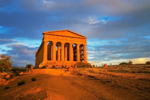 Temple of Concordia, Valley of the Temples, Agrigento, Sicily, Italy, Europe