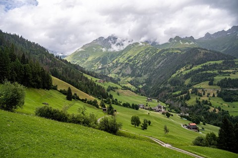 Mountain valley, Virgental, Hohe Tauern, East Tyrol, Tyrol, Austria, Europe