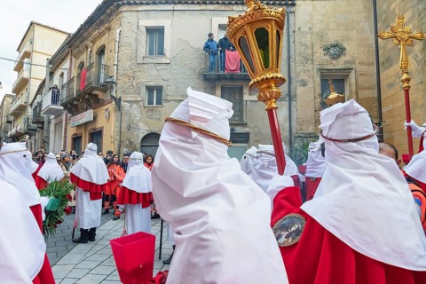 Good Friday procession, Enna, Siclly, Italy, Europe