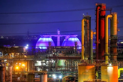 Bottrop, North Rhine-Westphalia, Germany, The Prosper coking plant is one of three operating coking