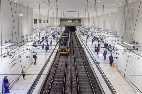 Trams and light rail operate the rail-based public transport network in Karlsruhe. They are