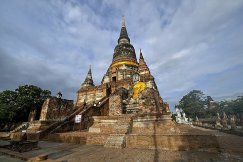 Wat Yai Chai Mongkhon, Buddhist temple, Ayutthaya, Ayutthaya Province, Thailand, Asia