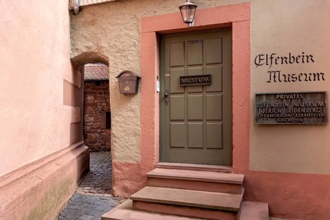 Private ivory museum by carver and sculptor Ulrich Seidenberg, museum for ivory carving and art,