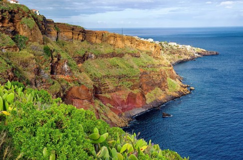 Ponta do Garajau viewpoint at the statue of Christ, Cristo Rei statue, cliffs, tourist attraction,