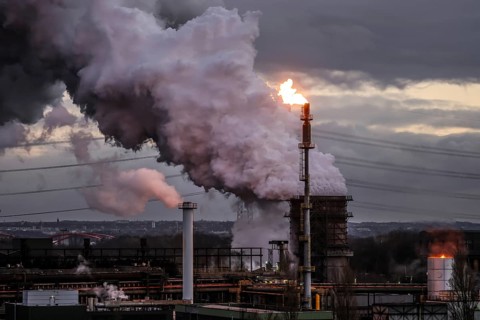 Bottrop, North Rhine-Westphalia, Germany, The Prosper coking plant is one of three operating coking
