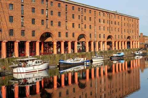 Tate Liverpool art gallery, Royal Albert Dock, Pier Head, Liverpool, England, UK