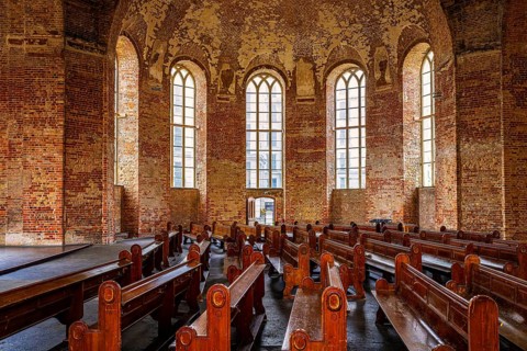 Interior view of the Parochial Church in the monastery quarter, Berlin, Germany, Europe