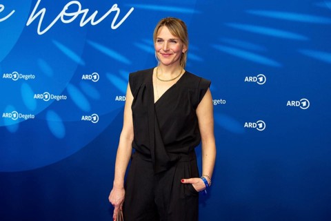 Tanja Wedhorn, ARD BLUE HOUR 2025, Photo Call, Hotel Telegraphenamt, Berlin, 14.02.2025