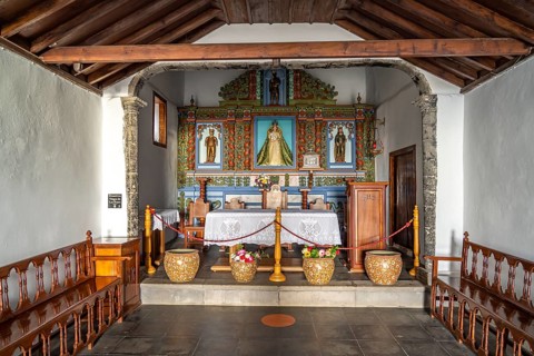 Interior of the Ermita Virgen de los Reyes, El Hierro, Canary Islands, Spain, Europe
