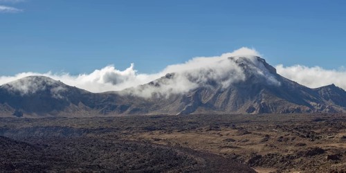 The summit of Montaña Guajara, also: Alto de Guajara, 2715m, crater walls, Caldera de las Cañadas,
