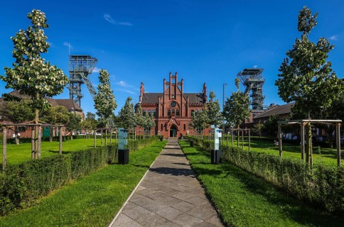 Dortmund, North Rhine-Westphalia, Germany - LWL-Industriemuseum Zeche Zollern. The Zollern Colliery