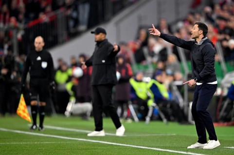 Coach Coach Xabi Alonso Bayer 04 Leverkusen and Coach Coach Vincent Kompany FC Bayern Munich FCB on